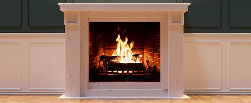 Decorative Electric Fireplace Installation in Santa Monica, California