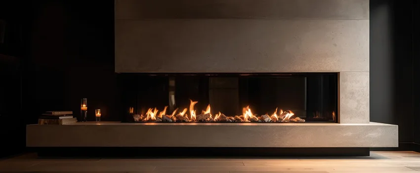 Gas Fireplace Ember Bed Design Services in Santa Monica, California